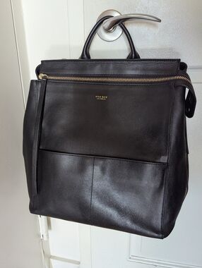 Mina Baie Harper backpack - Full Size - Black Leather